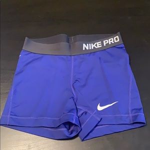 Nike pro spandex shorts